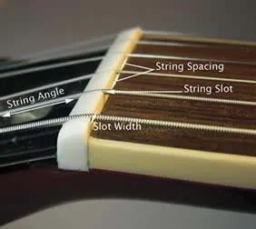 replacing acoustic guitar nut.